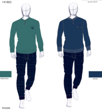 PIGIAMA SERAFINO UOMO M/L 141803 Tellini S.r.l. Wholesale Clothing