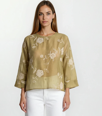 WOMEN'S SHIRT 3/4M 149951 Tellini S.r.l. Wholesale Clothing