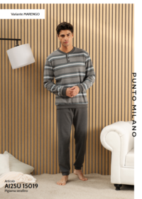 PIGIAMA SERAFINO UOMO M/L 25U15019 Tellini S.R.L. Velkoobchodní oblečení