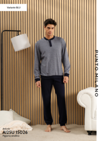 PIGIAMA SERAFINO UOMO M/L 25U15026 Tellini S.R.L. Veleprodajna odjeća