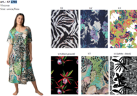 WOMEN'S DRESS S/M KF1740 Tellini S.r.l. Wholesale Clothing