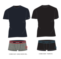 MEN'S UNDERWEAR SET M/M 21632S Tellini S.r.l. Wholesale Clothing