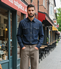CAMICIA JEANS UOMO M/L 26W05CA/1030A Tellini S.R.L. Veleprodajna odjeća