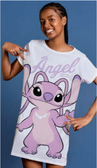 WOMEN'S NIGHTGOWN M/S DYD2717A Tellini S.r.l. Wholesale Clothing