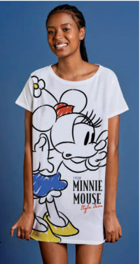 WOMEN'S NIGHTGOWN M/S DYD2723A Tellini S.r.l. Wholesale Clothing