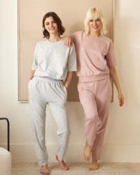 WOMEN'S CREW NECK PAJAMAS M/M 3252 Tellini S.r.l. Wholesale Clothing