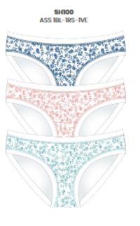 TRIS SLIP DONNA 3362 COLORE Tellini S.r.l. Ingrosso Abbigliamento