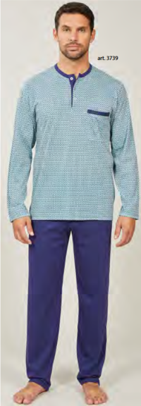 PIGIAMA SERAFINO UOMO M/L 3739 Tellini S.r.l. Ingrosso Abbigliamento