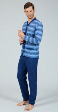 MEN'S OPEN PAJAMAS M/L 3776 Tellini S.r.l. Wholesale Clothing