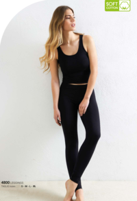 WOMEN'S LEGGINGS 4800 SOFT COTTON Tellini S.r.l. Wholesale Clothing