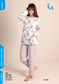 PIGIAMA APERTO DONNA M/L 5022 Tellini S.r.l. Wholesale Clothing