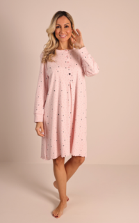 CAMICIA NOTTE DONNA M/L 5033 Tellini S.r.l. Ingrosso Abbigliamento