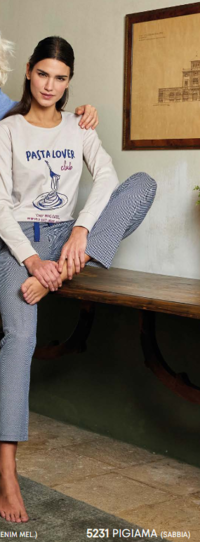 PIGIAMA DONNA M/L 5231 Tellini S.R.L. Velkoobchodní oblečení