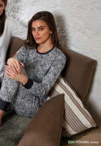 PIGIAMA DONNA M/L 5241 Tellini S.R.L. Velkoobchodní oblečení