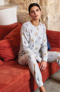PIGIAMA DONNA M/L 5245 Tellini S.r.l. Ingrosso Abbigliamento