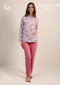 WOMEN'S OPEN PAJAMAS M/L 5253 Tellini S.r.l. Wholesale Clothing