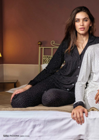 WOMEN'S OPEN PAJAMAS M/L 5256 Tellini S.r.l. Wholesale Clothing