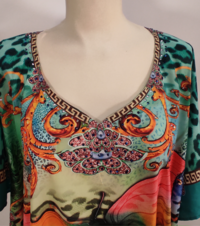 WOMEN'S KURTA SHIRT 3/4M 52597 Tellini S.r.l. Wholesale Clothing