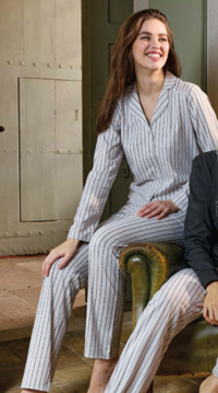 WOMEN'S OPEN PAJAMAS M/L 5264 Tellini S.r.l. Wholesale Clothing