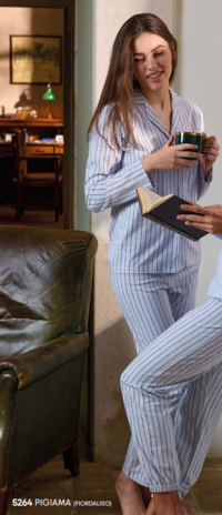 WOMEN'S OPEN PAJAMAS M/L 5264 Tellini S.r.l. Wholesale Clothing