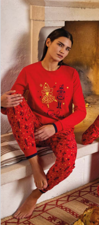 PIGIAMA DONNA M/L 5270 NATALE Tellini S.R.L. Veleprodajna odjeća
