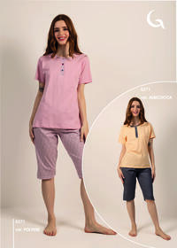 WOMEN'S PAJAMAS M/M 5271 Tellini S.r.l. Wholesale Clothing