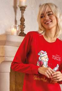 PIGIAMA DONNA M/L 5275 NATALE Tellini S.R.L. Velkoobchodní oblečení