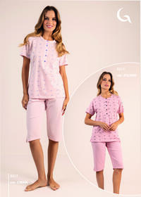 WOMEN'S PAJAMAS M/M 5317 Tellini S.r.l. Wholesale Clothing