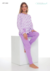 PIGIAMA APERTO DONNA M/L 5362 Tellini S.r.l. Ingrosso Abbigliamento