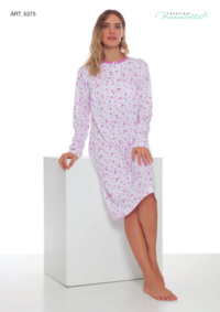 CAMICIA NOTTE DONNA M/L 5375 Tellini S.r.l. Ingrosso Abbigliamento