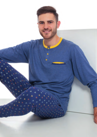 PIGIAMA SERAFINO UOMO M/L 5401 Tellini S.r.l. Ingrosso Abbigliamento