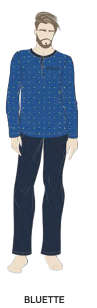 PIGIAMA UOMO M/L NPA562 Tellini S.r.l. Wholesale Clothing