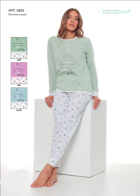PIGIAMA SERAFINO DONNA M/L 5809 Tellini S.R.L. Velkoobchodní oblečení