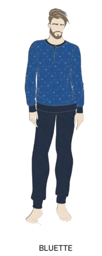 PIGIAMA UOMO M/L NPA601 Tellini S.r.l. Wholesale Clothing