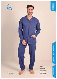 PIGIAMA APERTO UOMO M/L 6055 Tellini S.R.L. Velkoobchodní oblečení