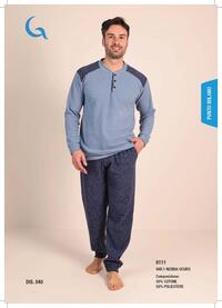 MEN'S PAJAMAS M/L 6111 Tellini S.r.l. Wholesale Clothing