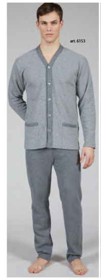 PIGIAMA APERTO UOMO M/L 6153 Tellini S.R.L. Velkoobchodní oblečení