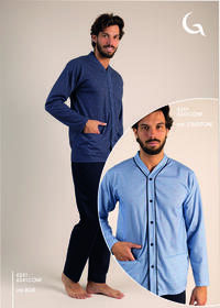 PIGIAMA APERTO UOMO M/L 6241 Tellini S.R.L. Velkoobchodní oblečení