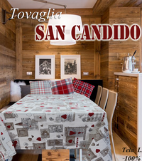 TABLECLOTH PRINT 12P 140X240 Tellini S.r.l. Wholesale Clothing