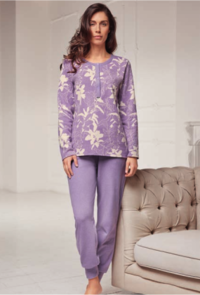 PIGIAMA SERAFINO DONNA M/L 651561 Tellini S.r.l. Ingrosso Abbigliamento