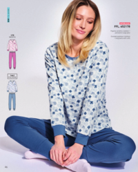 SERAFINO PYJAMAS WOMEN M/L FFL 652178 Tellini S.r.l. Wholesale Clothing