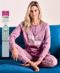 PIGIAMA SERAFINO DONNA M/L 652820 Tellini S.r.l. Ingrosso Abbigliamento