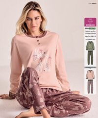 PIGIAMA SERAFINO DONNA M/L 652843 Tellini S.R.L. Velkoobchodní oblečení