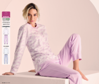 PIGIAMA SERAFINO DONNA M/L 652893 50/56 Tellini S.r.l. Ingrosso Abbigliamento