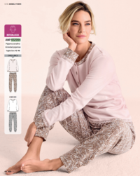 PIGIAMA SERAFINO DONNA M/L 652994 Tellini S.r.l. Ingrosso Abbigliamento