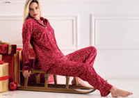 PIGIAMA APERTO+CALZINO NATALE DONNA M/L 643018 Tellini S.R.L. Veleprodajna odjeća