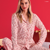 PIGIAMA APERTO+CALZINO NATALE DONNA M/L 643018 Tellini S.R.L. Veleprodajna odjeća