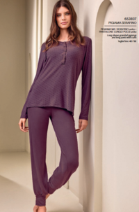 PIGIAMA SERAFINO DONNA M/L 653837 Tellini S.r.l. Wholesale Clothing