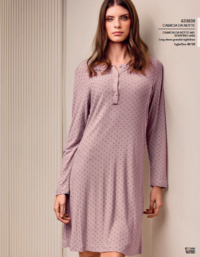 CAMICIA NOTTE DONNA M/L 633838 Tellini S.r.l. Ingrosso Abbigliamento