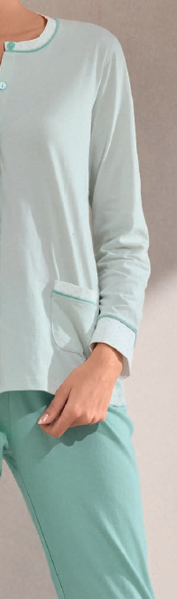WOMEN'S SERAFINO PAJAMAS M/L 654287 50/56 Tellini S.r.l. Wholesale Clothing